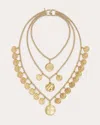 RAMY BROOK REESE LAYERED COIN NECKLACE