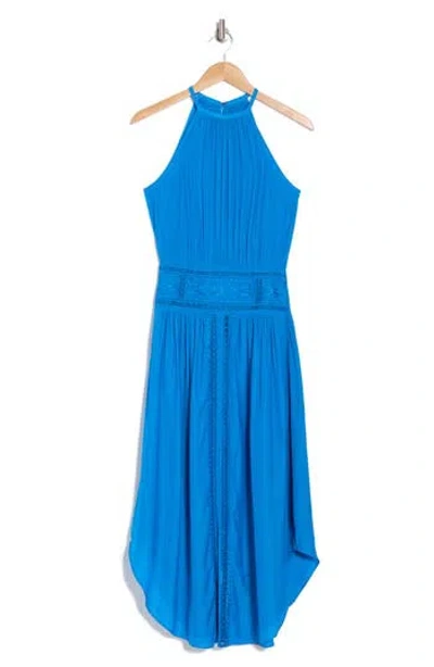 Ramy Brook Reilyn Embroidered Dress In Blue Lapis