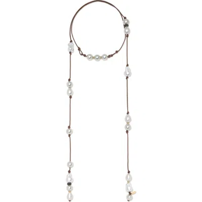 Ramy Brook Riya Wrap Necklace In White