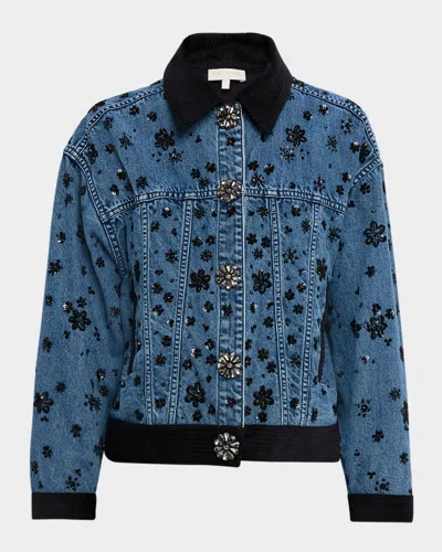 RAMY BROOK ROBIN EMBELLISHED DENIM JACKET