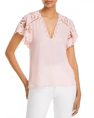 Ramy Brook Rochelle Blouse In Candy Pink