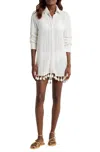 Ramy Brook Roman Tassel-trim Tunic In White