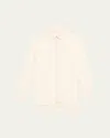 Ramy Brook Roman Tassel-trim Tunic In White Stripe