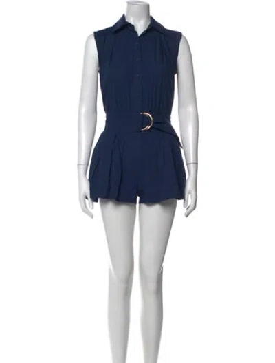 Pre-owned Ramy Brook Romper In Blue