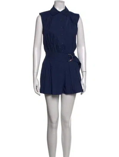 Pre-owned Ramy Brook Romper In Blue