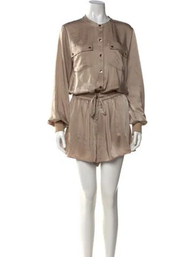 Pre-owned Ramy Brook Romper In Neutrals