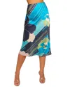Ramy Brook Rosetta Slip Midi Skirt In Multi