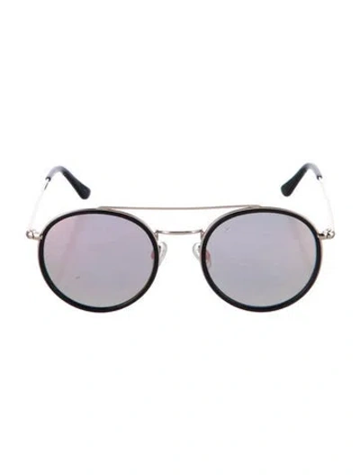 Pre-owned Ramy Brook Round Tinted Sunglasses In Multi