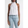 Ramy Brook Rowan Ruffle Collar Sleeveless Top In Ivory