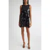Ramy Brook Roxana Paillette Minidress In Black