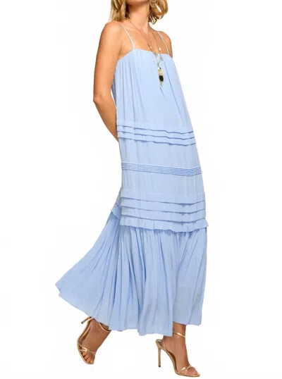 Ramy Brook Ruby Tiered Maxi Dress In Bazaar Blue
