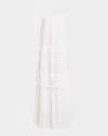 Ramy Brook Ruby Tiered Maxi Dress In White