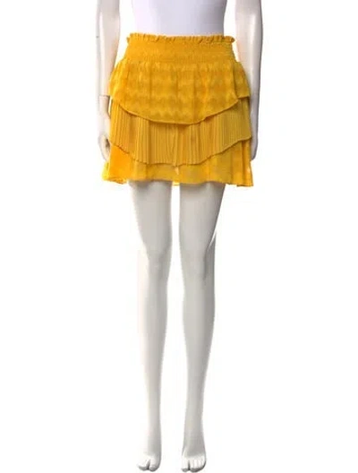 Pre-owned Ramy Brook Ruffle Embellishment Mini Skirt