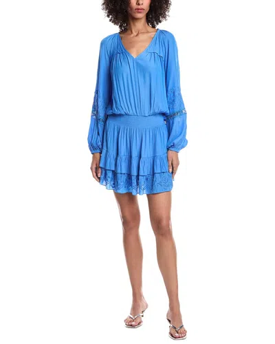 Ramy Brook Sabina Midi Dress In Blue