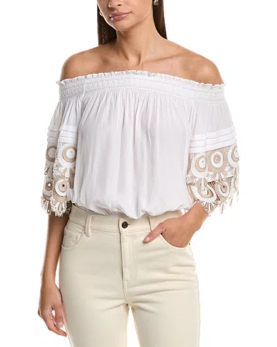 Ramy Brook Sabrina Top In White