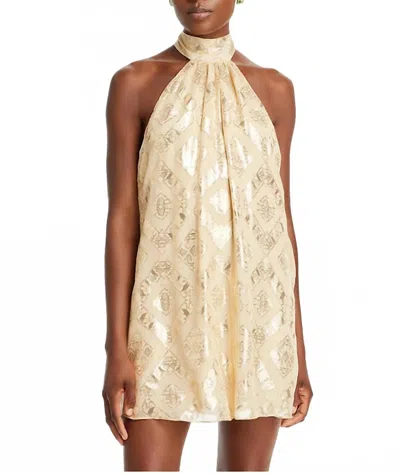 Ramy Brook Sam Shift Dress In Gold In Multi