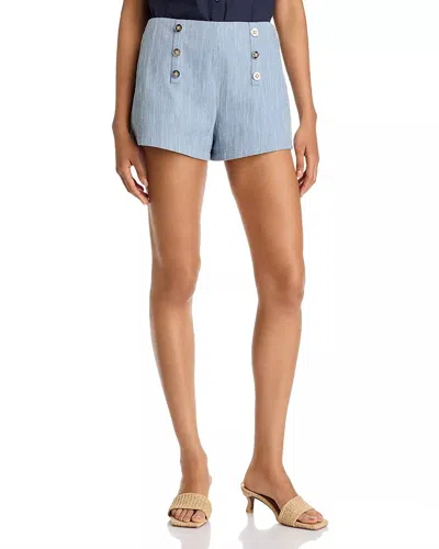 Ramy Brook Samira Short In Light Indigo In Blue