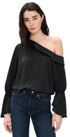 Ramy Brook Sammy Blouse Black In Black