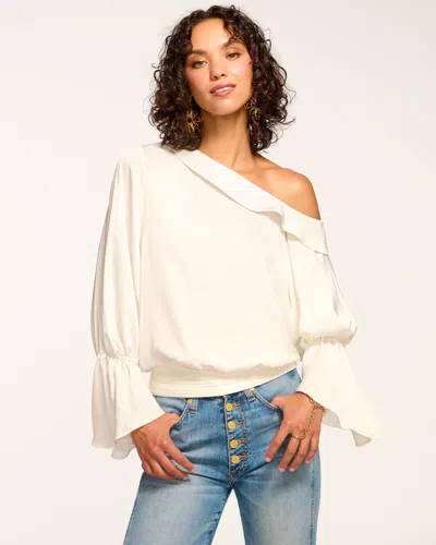 Ramy Brook Sammy Off-the-shoulder Top In Ivory