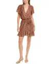 Ramy Brook Sanna Mini Dress In Orange