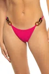 Ramy Brook Saylor Bikini Bottom In Perfect Pink In Pink