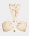 Ramy Brook Scallop Marie Bikini Top In Neutral