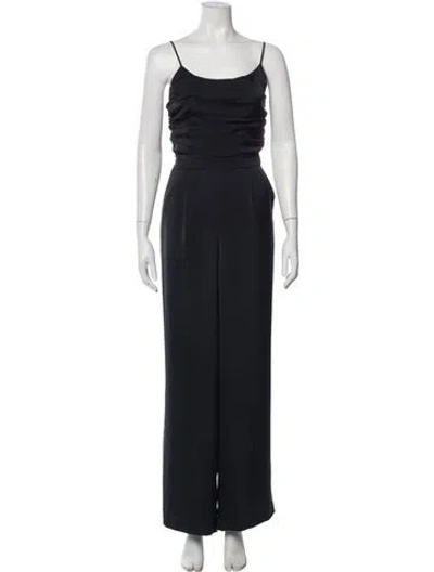 Pre-owned Ramy Brook Scoop Neck Jumpsuit In Blue