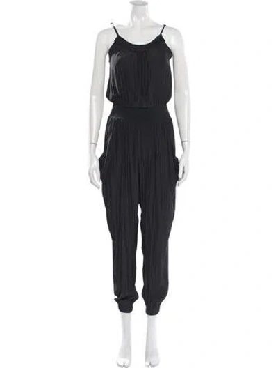 Pre-owned Ramy Brook Scoop Neck Jumpsuit In Blue