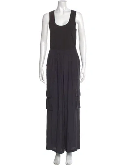 Pre-owned Ramy Brook Scoop Neck Jumpsuit W/ Tags In Gray
