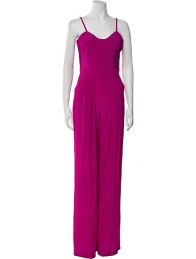 Pre-owned Ramy Brook Scoop Neck Jumpsuit W/ Tags In Pink