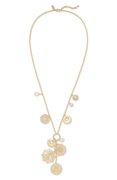 Ramy Brook Selena Charm Necklace In Pattern