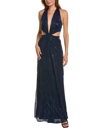 Ramy Brook Selena Maxi Dress In Blue
