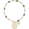 Ramy Brook Serra Gemstone Statement Necklace In Gold