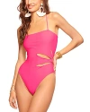 Ramy Brook Sevyn One Piece Swimsuit In Perfect Pink In Perfect Pink