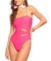 Ramy Brook Sevyn One Piece Swimsuit In Perfect Pink In Multi