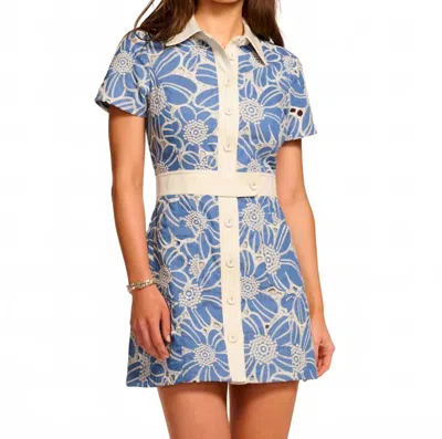 RAMY BROOK SHANNON BUTTON DOWN MINI DRESS IN INDIGO CHAMBRAY