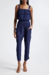 RAMY BROOK SHAY RUFFLE SLEEVELESS JUMPSUIT