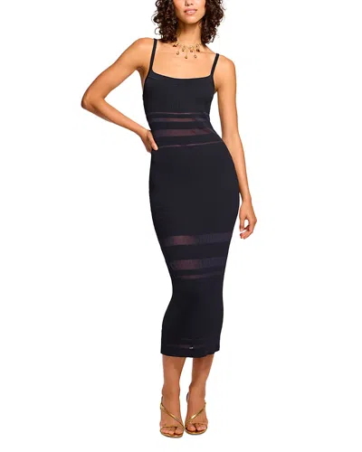 Ramy Brook Shiann Crochet Midi Dress In Navy