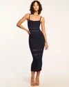 Ramy Brook Shiann Crochet Midi Dress In Navy