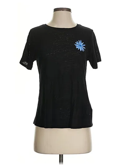 Pre-owned Ramy Brook Short Sleeve T-shirt In Black