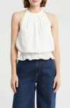 Ramy Brook Sidnee Eyelet Embroidered Cotton Tank