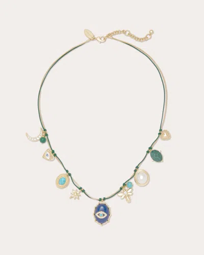 Ramy Brook Sienna Charm Necklace In Multi