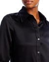 Ramy Brook Victoria Button Down Blouse In Black