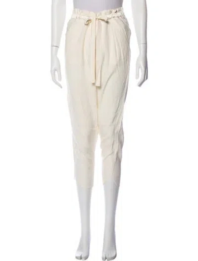 Pre-owned Ramy Brook Silk Lounge Set In Neutral