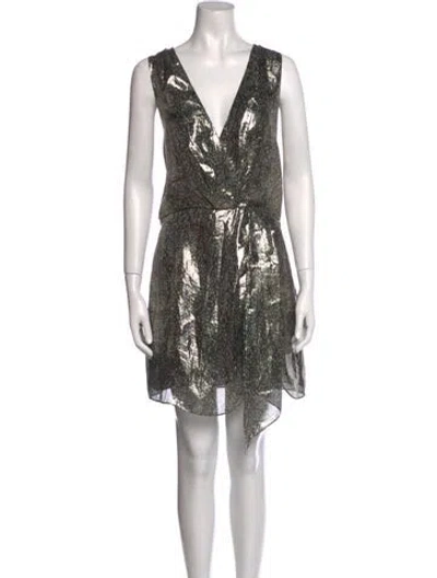 Pre-owned Ramy Brook Silk Mini Dress
