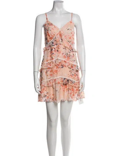 Pre-owned Ramy Brook Silk Mini Dress In Pink