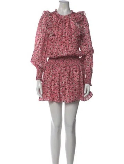 Pre-owned Ramy Brook Silk Mini Dress In Pink