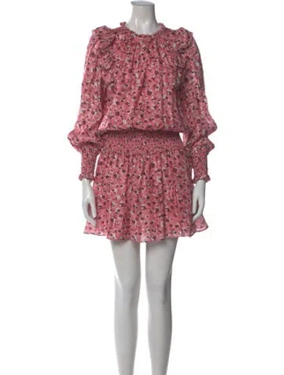 Pre-owned Ramy Brook Silk Mini Dress W/ Tags In Pink