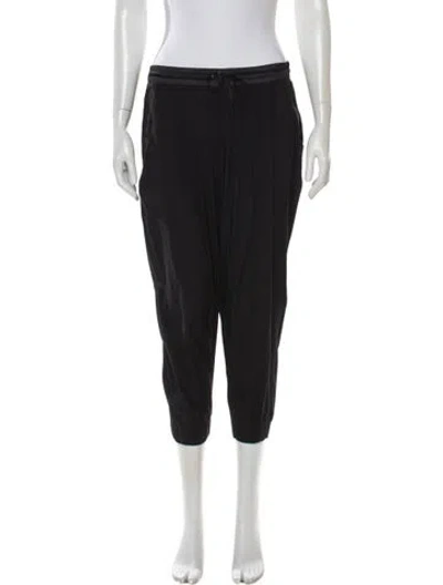 Pre-owned Ramy Brook Silk Skinny Leg Pants In Black