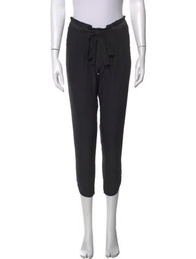 Pre-owned Ramy Brook Silk Wide Leg Pants W/ Tags In Black